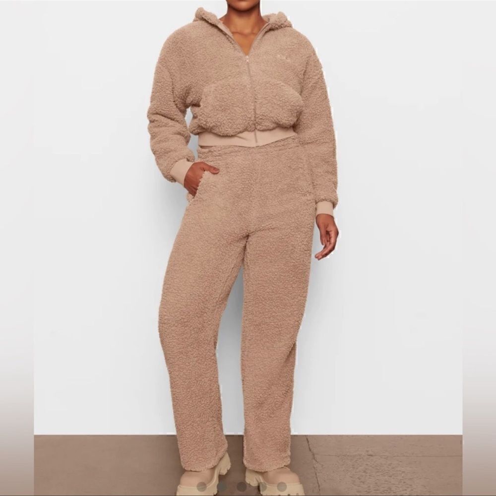 NWT- Skims- Teddy Track Pant in Tigers Eye, Plus Size 3X